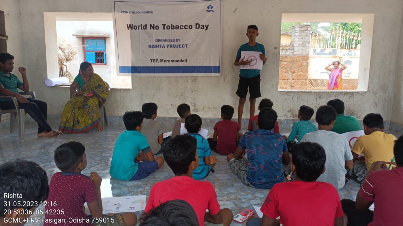 Tata Steel Meramandali Celebrates World No Tobacco Day 